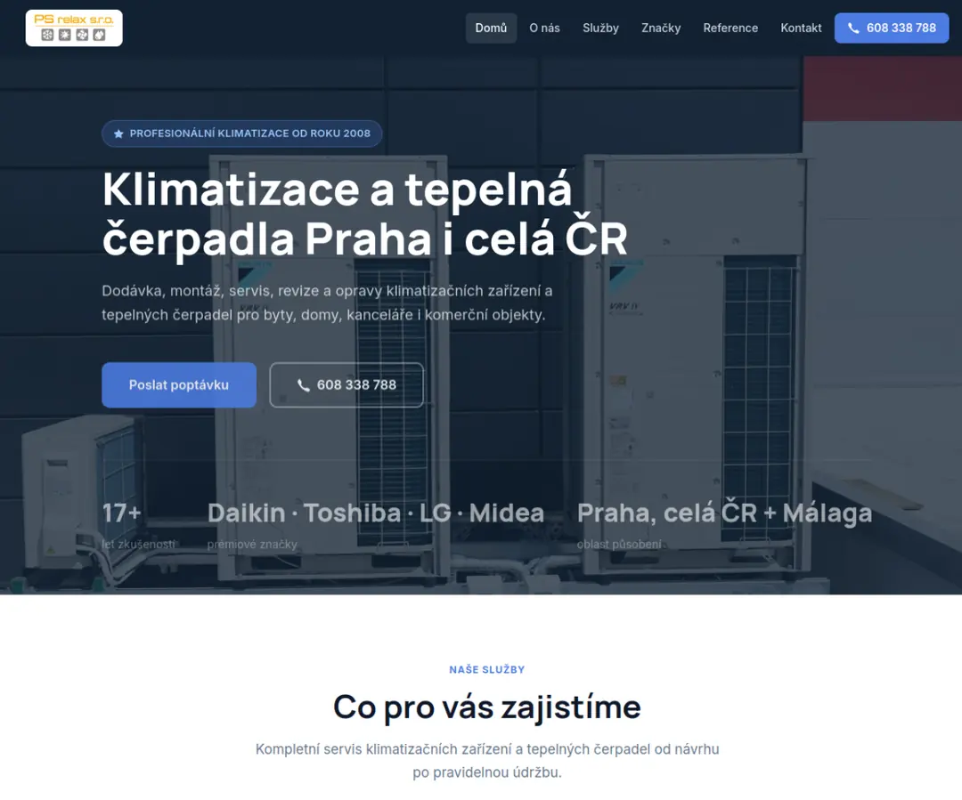 PSrelax Expert — web od Flowsync