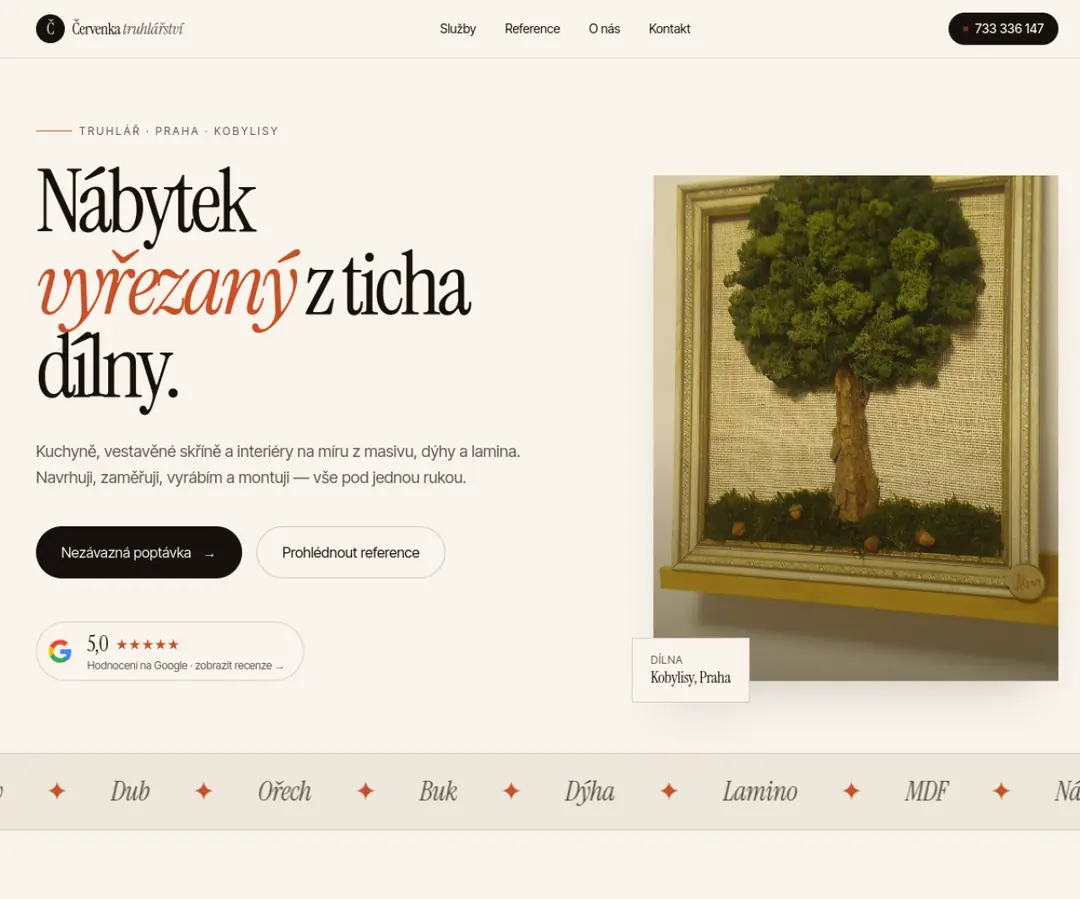 Lukáš Červenka — web od Flowsync